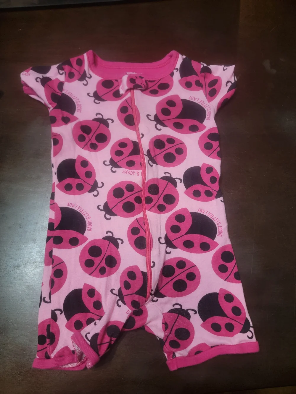 The Children's Place Hot Pink Infant/Toddler Romper